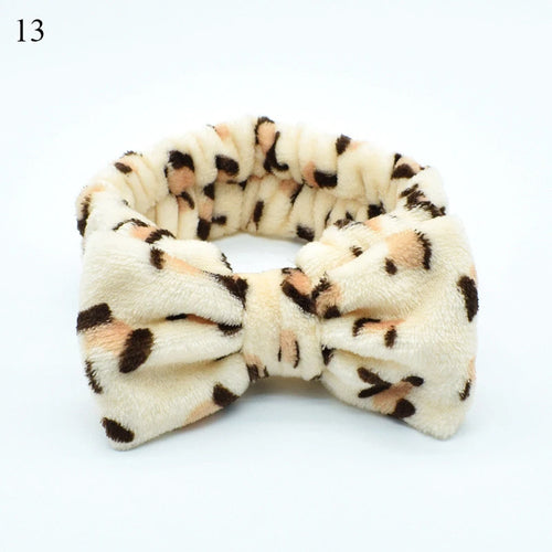 Cute Headband Soft Plush Hairband Makeup/skincare