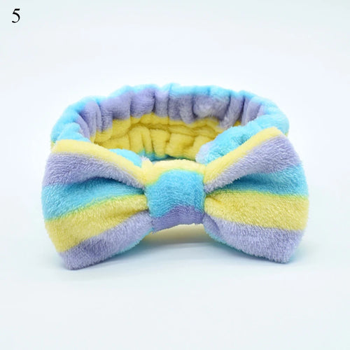 Cute Headband Soft Plush Hairband Makeup/skincare