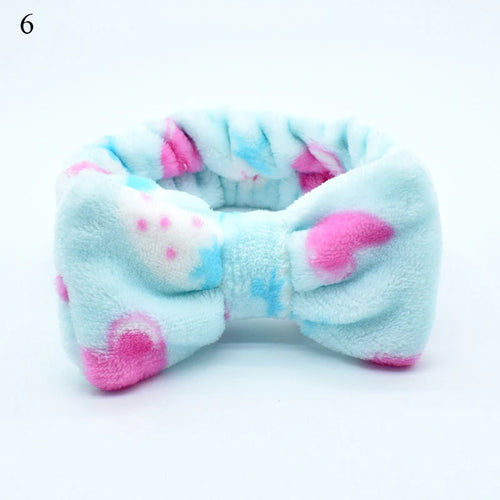 Cute Headband Soft Plush Hairband Makeup/skincare