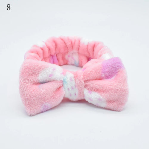 Cute Headband Soft Plush Hairband Makeup/skincare