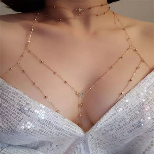 Fashion sexy diamond bead body jewelry