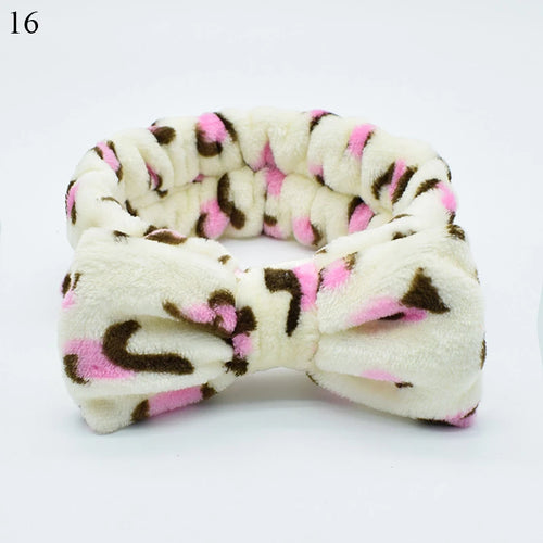 Cute Headband Soft Plush Hairband Makeup/skincare