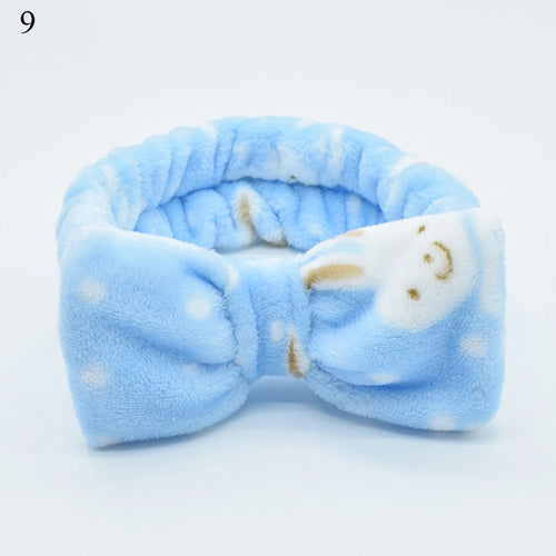 Cute Headband Soft Plush Hairband Makeup/skincare