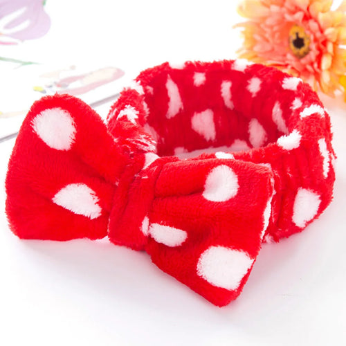 Cute Headband Soft Plush Hairband Makeup/skincare