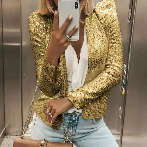 Fashion Sequin Jackets Glitter