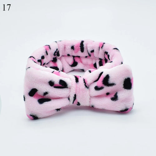 Cute Headband Soft Plush Hairband Makeup/skincare