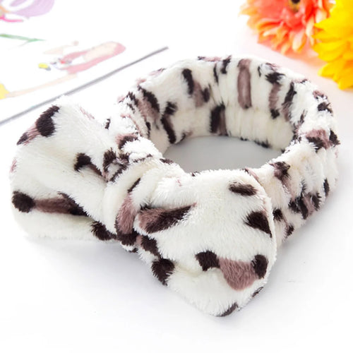 Cute Headband Soft Plush Hairband Makeup/skincare