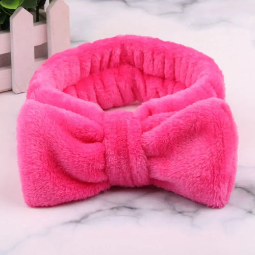 Cute Headband Soft Plush Hairband Makeup/skincare