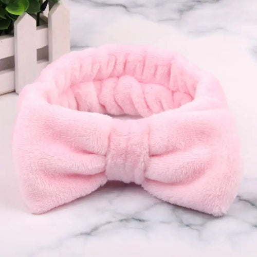 Cute Headband Soft Plush Hairband Makeup/skincare