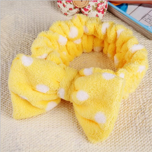 Cute Headband Soft Plush Hairband Makeup/skincare