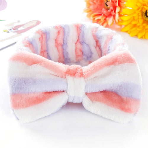 Cute Headband Soft Plush Hairband Makeup/skincare