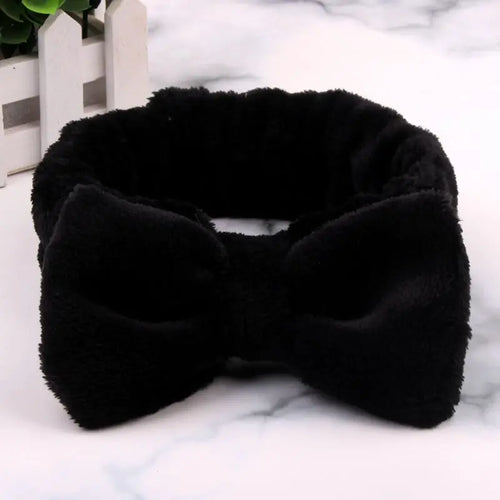 Cute Headband Soft Plush Hairband Makeup/skincare