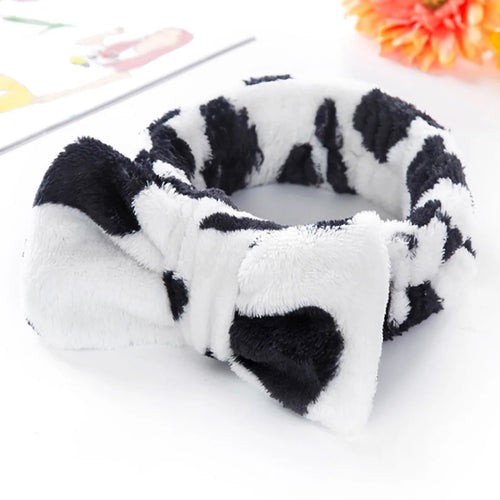 Cute Headband Soft Plush Hairband Makeup/skincare