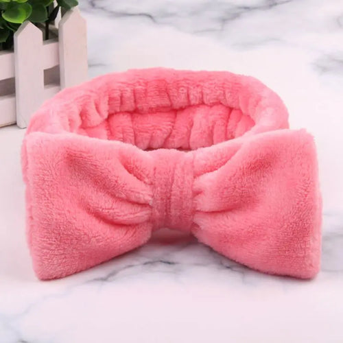 Cute Headband Soft Plush Hairband Makeup/skincare