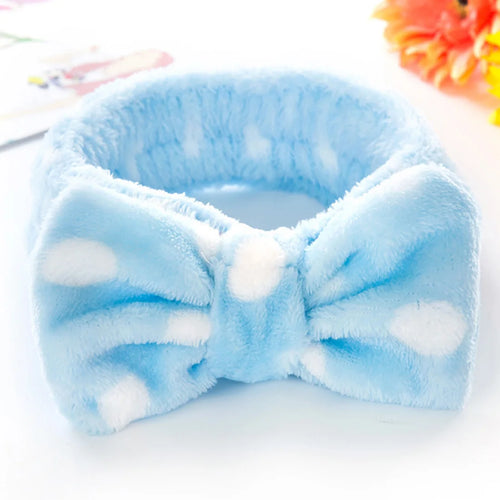 Cute Headband Soft Plush Hairband Makeup/skincare