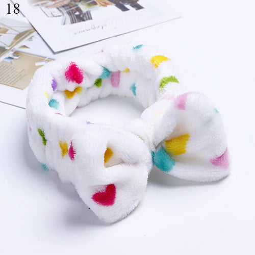 Cute Headband Soft Plush Hairband Makeup/skincare