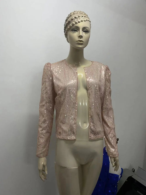 Fashion Sequin Jackets Glitter