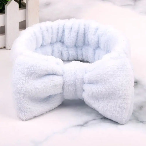 Cute Headband Soft Plush Hairband Makeup/skincare