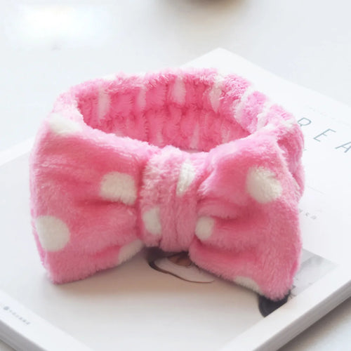 Cute Headband Soft Plush Hairband Makeup/skincare