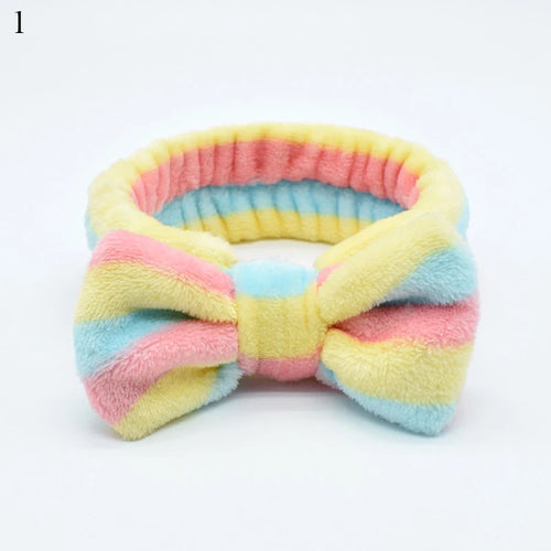 Cute Headband Soft Plush Hairband Makeup/skincare