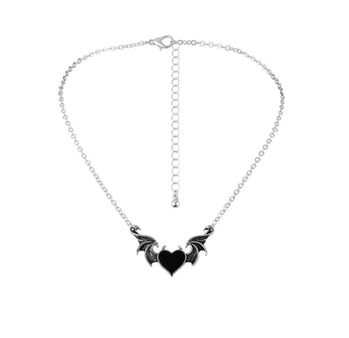 Devil Style Heart Punk Necklace