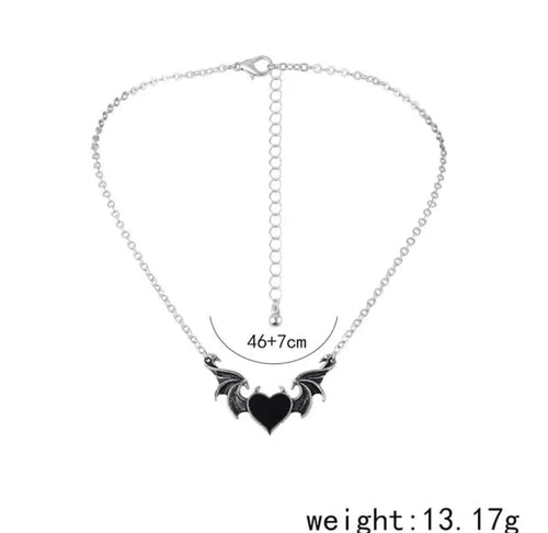 Devil Style Heart Punk Necklace