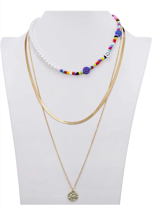 Happy Colors Layered Necklaces