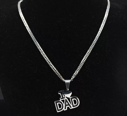 I Love Dad Necklace