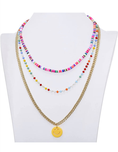 Happy Colors Layered Necklaces