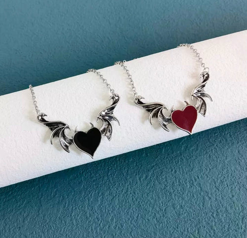 Devil Style Heart Punk Necklace