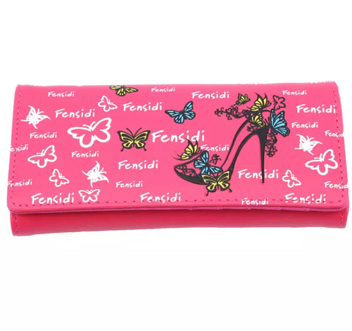 Butterfly Heeled Shoes Wallet