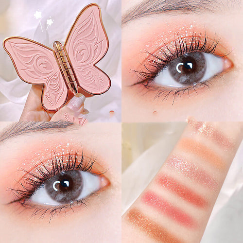 Paleta de sombras de ojos de mariposa